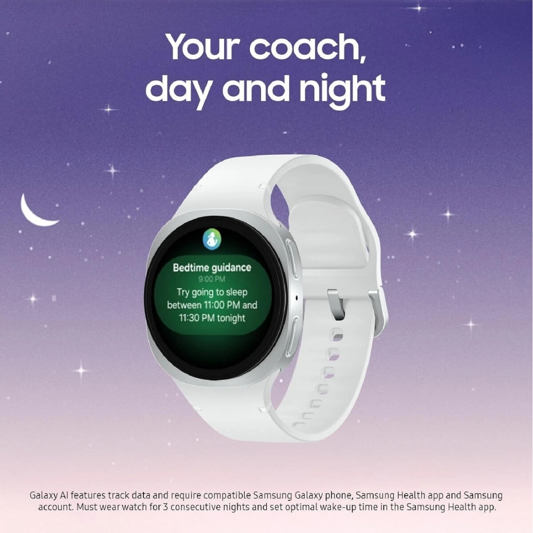 Samsung Galaxy Watch8 40mm Smartwatch with Two Wireless Fast Chargers Silver